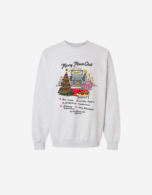 Merry Movie Club Christmas Sweatshirt